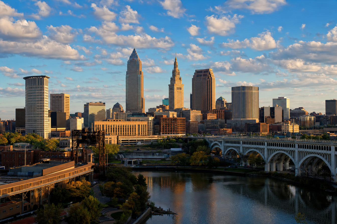 Downtown Cleveland by day
