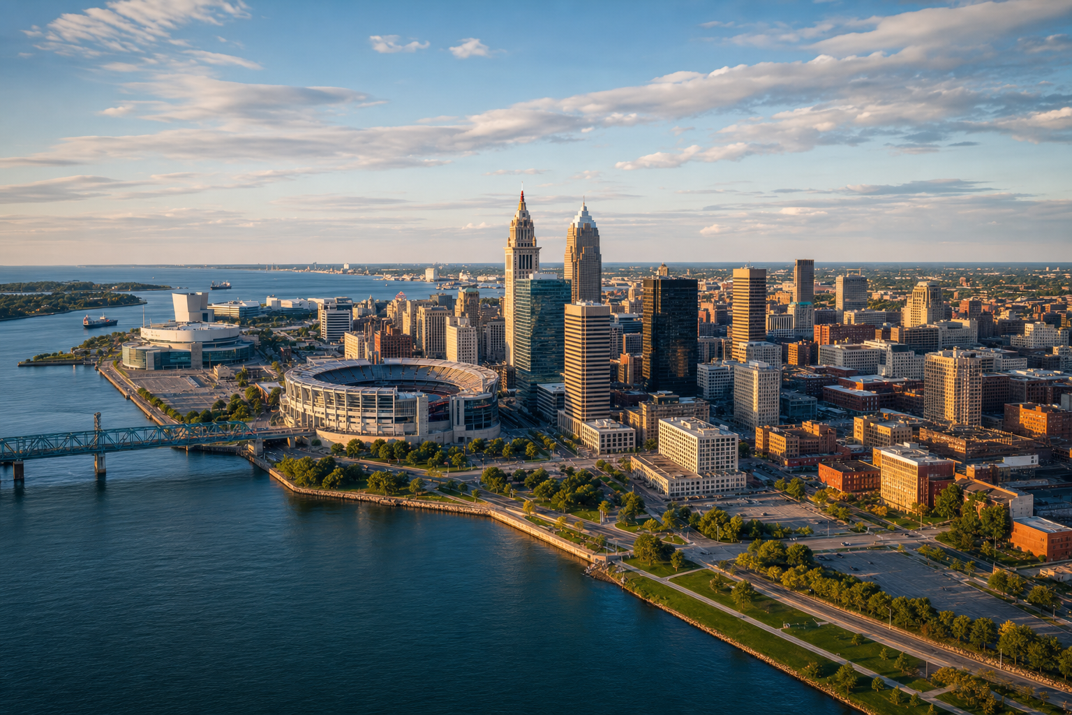 Downtown Cleveland skyline